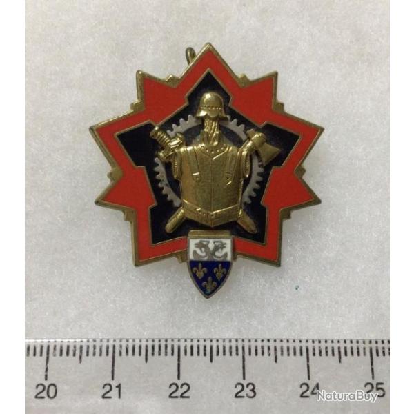FRANCE GENIE MILITAIRE Insigne ESTG Ecole Sup�rieure Technique du G�nie DP2055