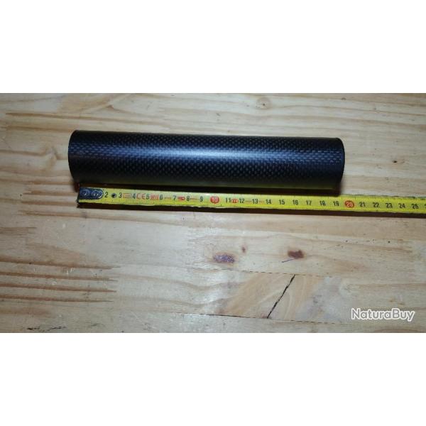 silencieux carbon avec ralonge de canon airsoft 6mm