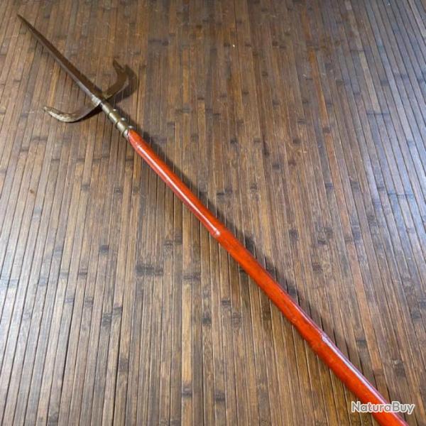 FOURCHE GUERRE TRIDENT LANCE ASIE ARME D'HASTE