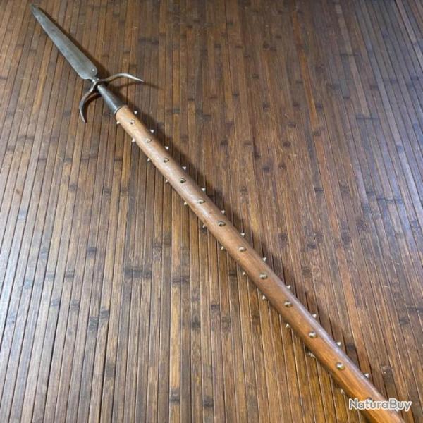 RARE PIQUE LANCE ARME D'HASTE DE GUERRE FRANCE DU XVll �me