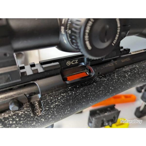 CZ Adaptateur Monocoup emplacement chargeur DEUX TEINTE  CZ 452 455 457 512 513 22 lr