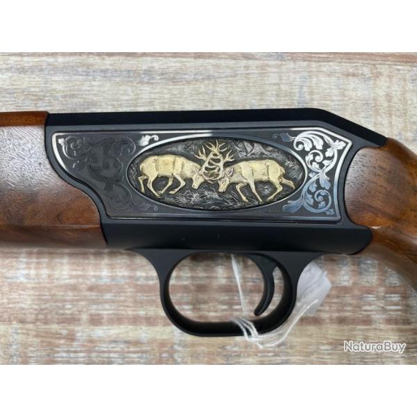 CARCASSE BLASER R93 LUXE GRAVEE PLAQUETTE ET CALOTTE SUJET OR GRADE 8