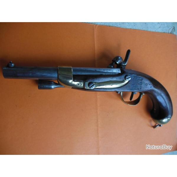 Pistolet de cavalerie Modele 1822 T BIS  sur base 1822