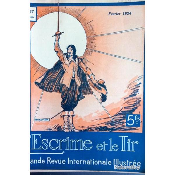 1924  L'escrimeur - Revues du monde des armes. et de l'escrime fran�aise -