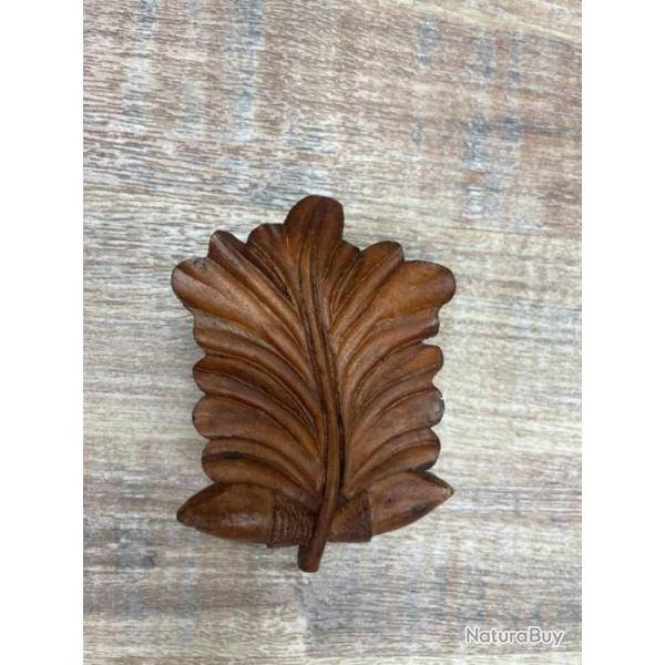 FEUILLE CHENE RESINES POUR TROPHE DE SANGLIER