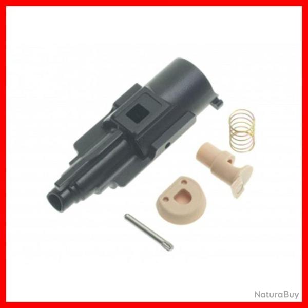 SET COMPLET NOZZLE ALUMINIUM CNC POUR AAP01 GBB AAC NOIR