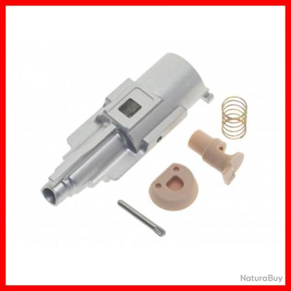 SET COMPLET NOZZLE ALUMINIUM CNC POUR AAP01 GBB AAC ARGENT