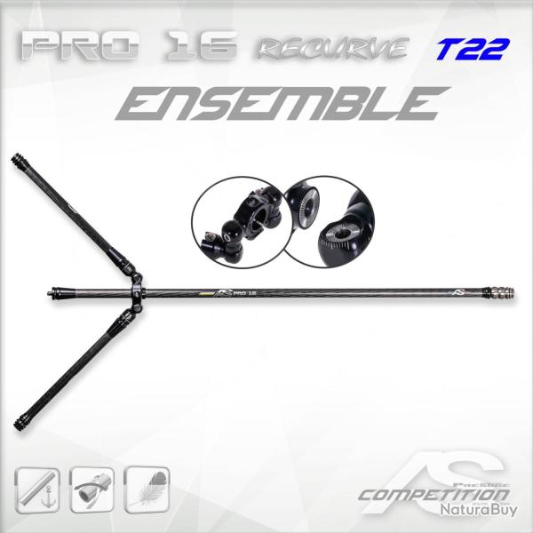 ARC SYSTEME - Ensemble Pro 16 Recurve L 22 mm
