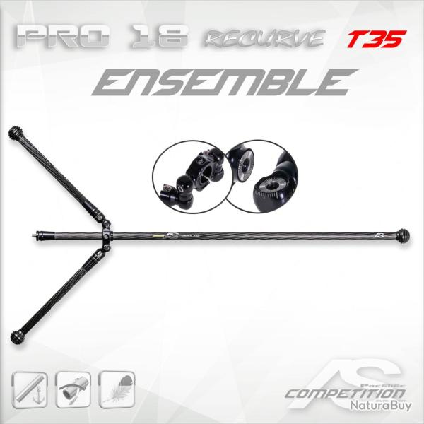 ARC SYSTEME - Ensemble Pro 18 Recurve L 35 mm