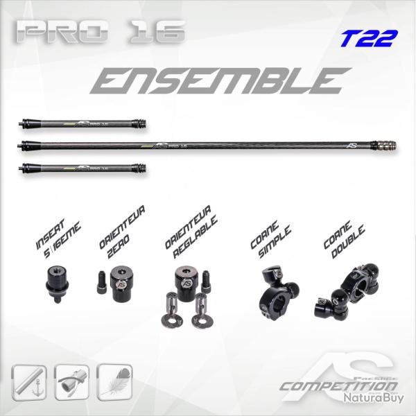 ARC SYSTEME - Ensemble Pro 16 5/16 Double L 22 mm