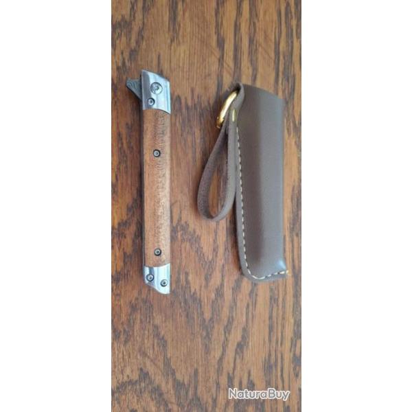 couteau pliant avec �tui