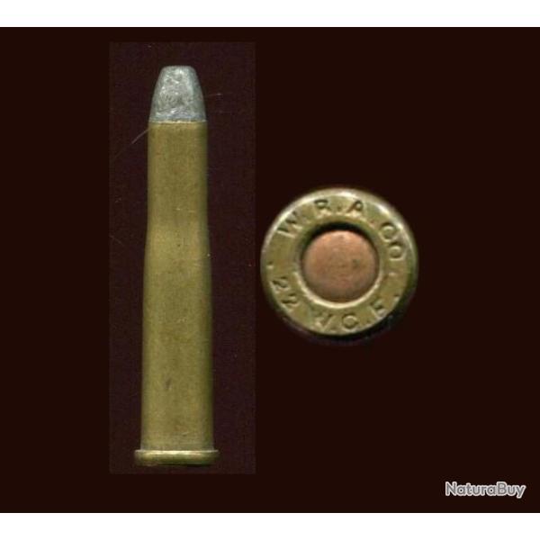 .22 WCF Winchester - marquage : W.R.A.Co. .22 W.C.F. - balle plomb ...