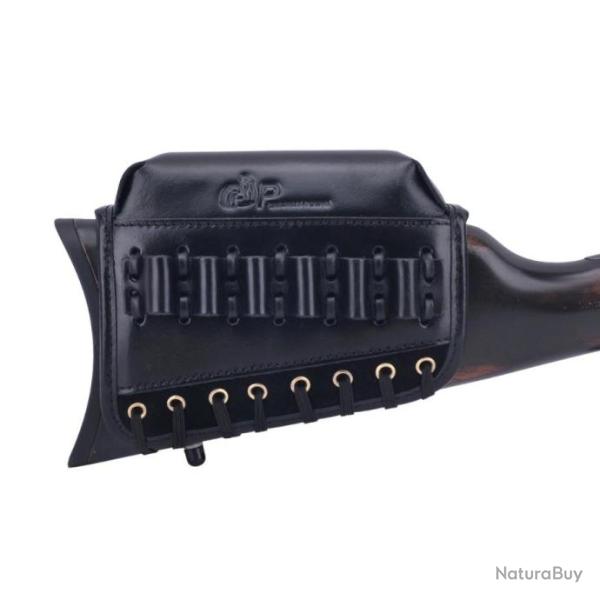 Repose-Joue En Cuir De Vache Noir .308 .40-65 .45-70 22-30/250 30-06 .300 - LIVRAISON GRATUITE !!