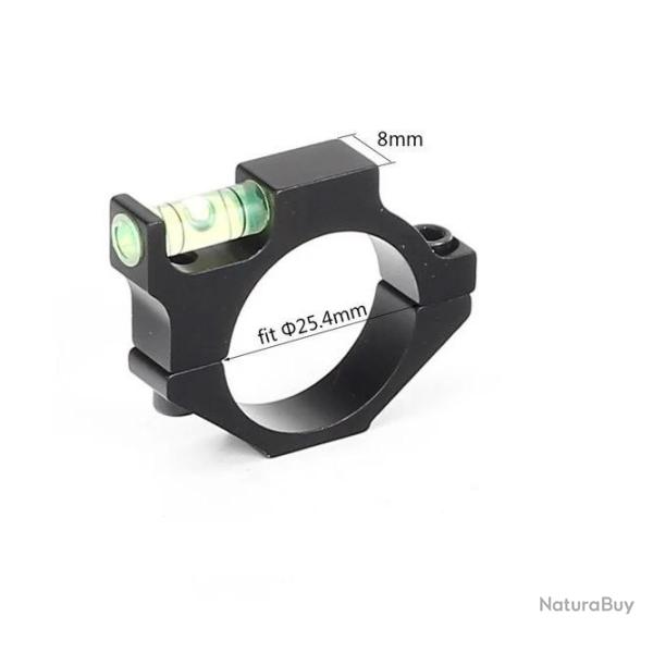 Niveau � bulle � monter sur lunette avec tube en 25.4 mm (1")