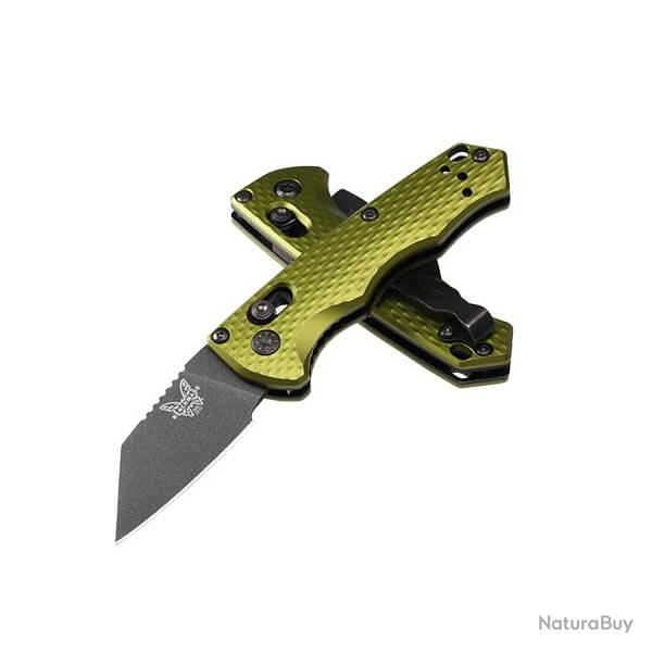 BEN2950BK-2 Couteau pliant Benchmade Partial Immunity vert