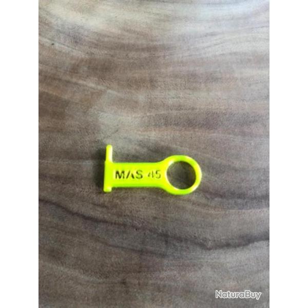 T�moin de s�curit�, t�moin de chambre vide pour arme type mas 45 ou calibre 22lr