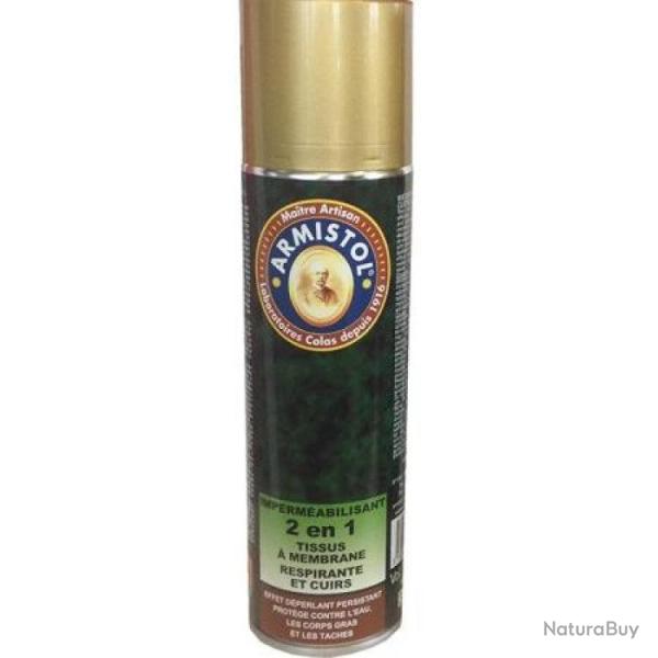 A�rosol imperm�abilisant 2 en 1 Armistol  cuir et tissus - 250 ml - 250 ml