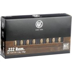 DC 25 ! Balles RWS Hit - Cal. 222 Rem