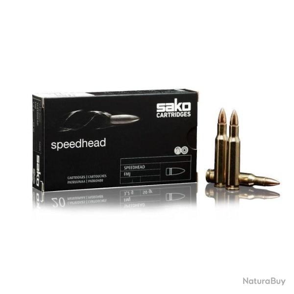 DC 25 ! Balles Sako SpeedHead Full Metal Jacket - Cal. 22-250 Rem