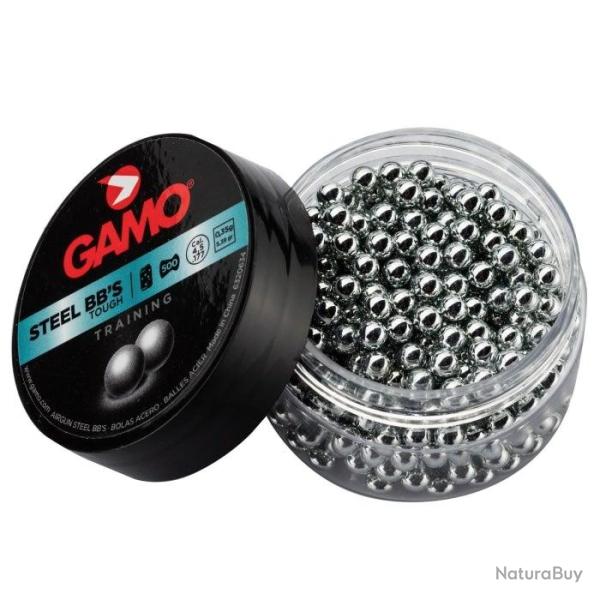 DT 25 ! Billes rondes Gamo Steel BB's - Cal. 4.5