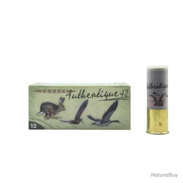 DC 25 Boite de 10 Cartouches Jocker Authentique 42 BG Cal. 12 70 25