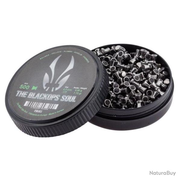 Boite de plombs Black Ops Soul � T�te plate - Par 1 / 4.5