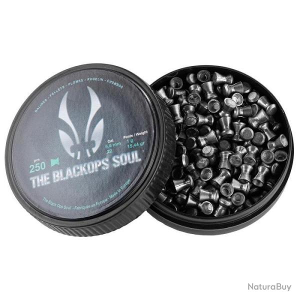Boite de plombs Black Ops Soul � T�te plate - Par 1 / 5.5