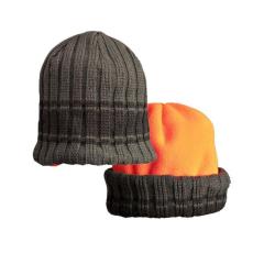 Bonnet r&eacute;versible Browning PolarFleece Vert/Orange - Vert/Orange