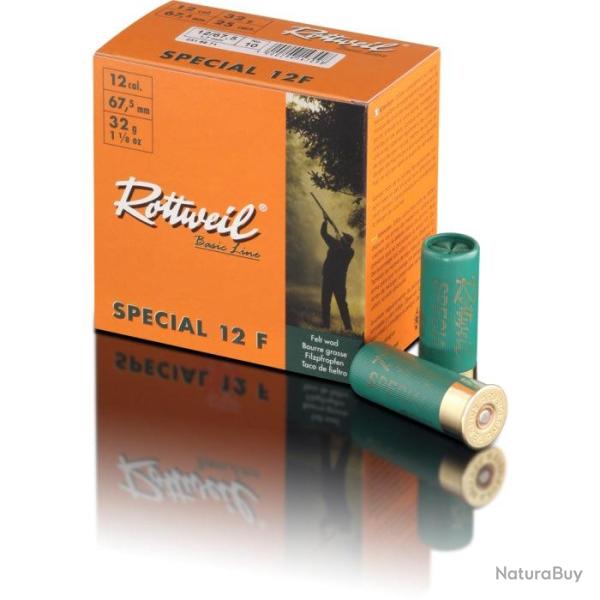 Cartouches � plomb Rottweil Special F 32 G Cal. 12 67.5