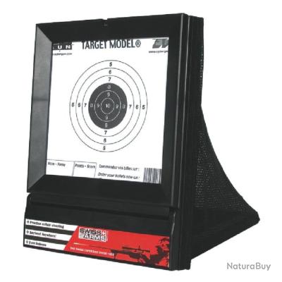 Cible Swiss Arms avec filet Noir - Noir - Cibles papiers (11812208)