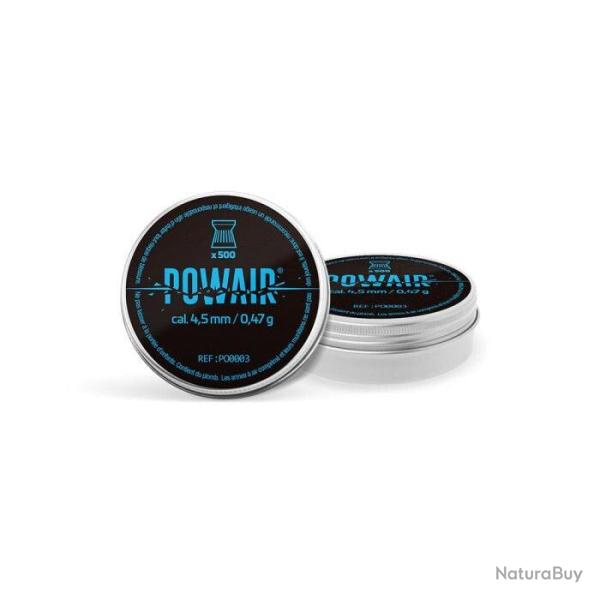 Plombs plats Powair par 500 - Cal. 4.5 - Par 1