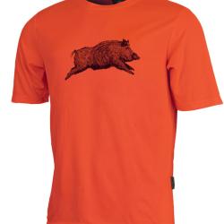 T shirt Somlys sanglier Orange