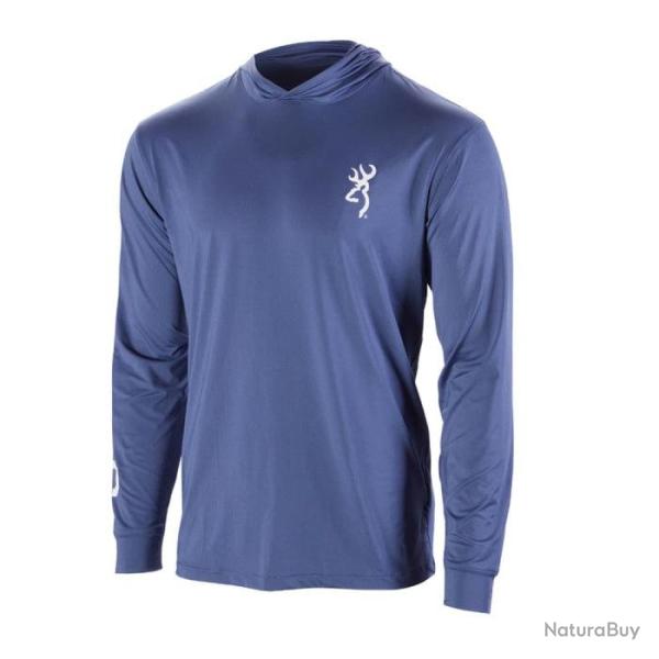 DC 25 Tee shirt manches longues Teamspirit Browning Bleu indigo