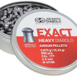 Plombs JSB Exact Heavy cal 4.5 mm par 500