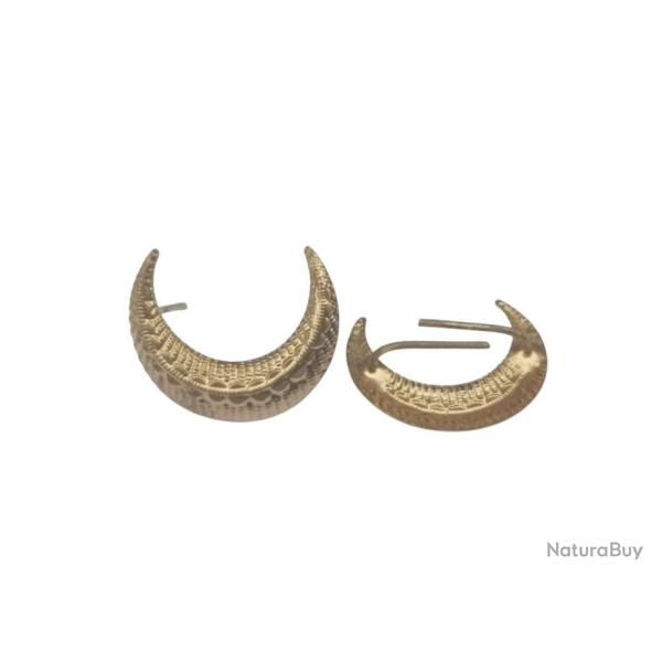 Insigne calot Tirailleurs ( 21 x 19 mm ) pr�sent� RECTO/VERSO