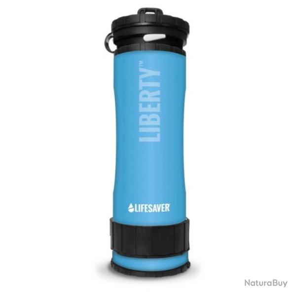 Bouteille purificateur d'eau Lifesaver Liberty - Bleu
