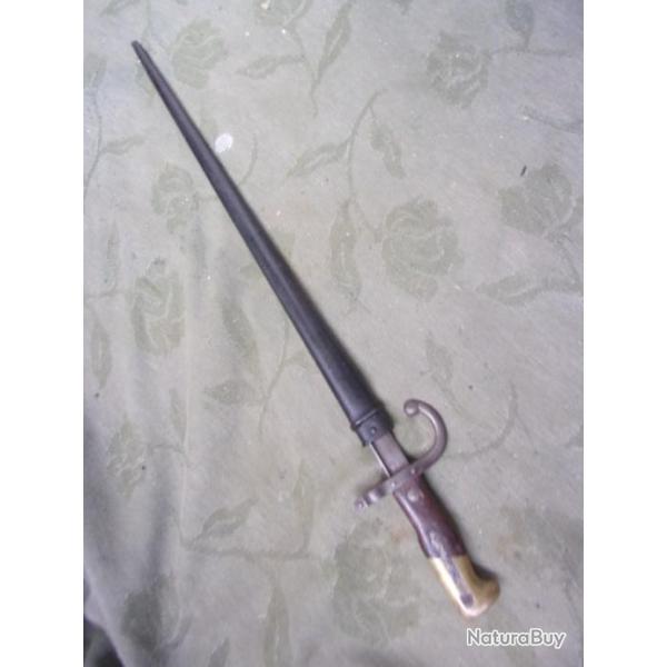 baionnette franaise  Manufacture d'armes de Chatellerault juin 1875