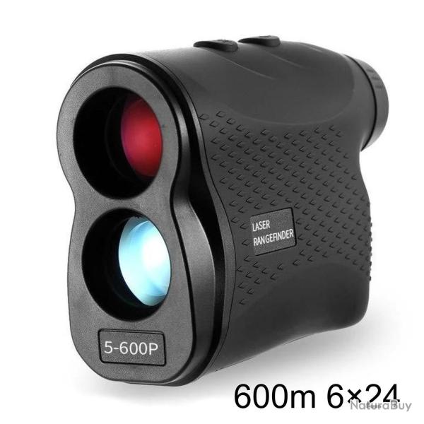 T�l�m�tre Laser 600 m 6�24 - Mesure Distance Chasse & Randonn�e - Piles AAA