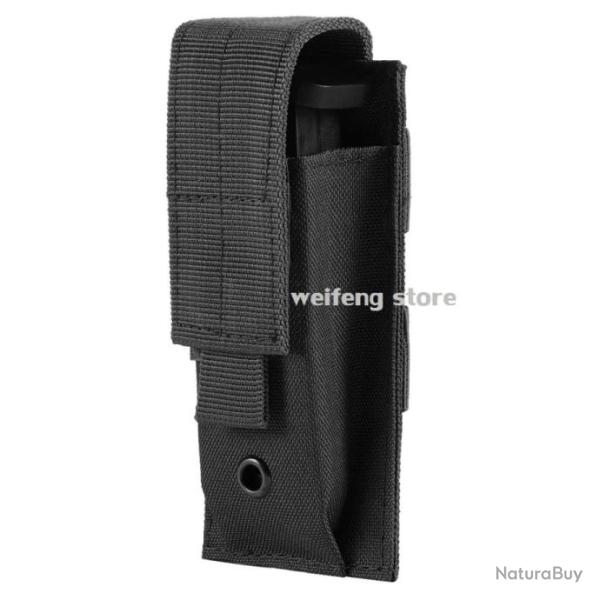 Pochette Simple Molle Chargeur/Lampe/Couteau Noir - LIVRAISON GRATUITE !!