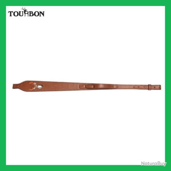 Tourbon, Ceinture � bandouli�re en cuir v�ritable double sangle d'�paule