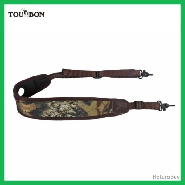 Tourbon ceinture caoutchout�e antid�rapante, longueur r�glable avec pivots