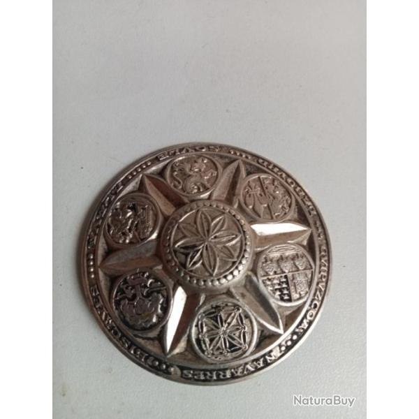 broche ancienne  zazpia kbat diam�tre 5 cm