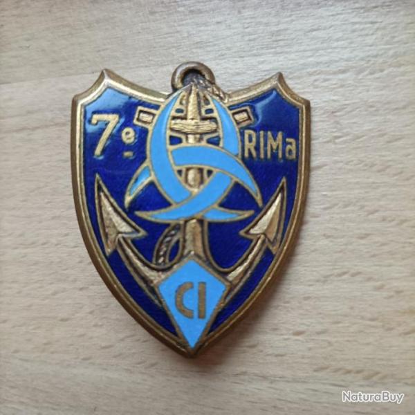 INSIGNE 7 REGIMENT D'INFANTERIE DE MARINE