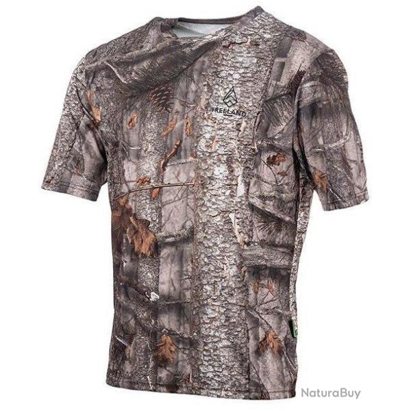 Tee shirt manches courtes camouflage forest TREELAND