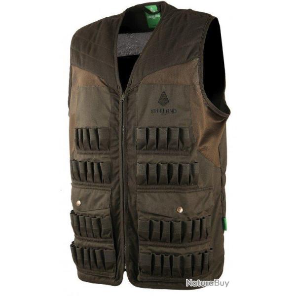 Gilet de chasse multitubes kaki TREELAND