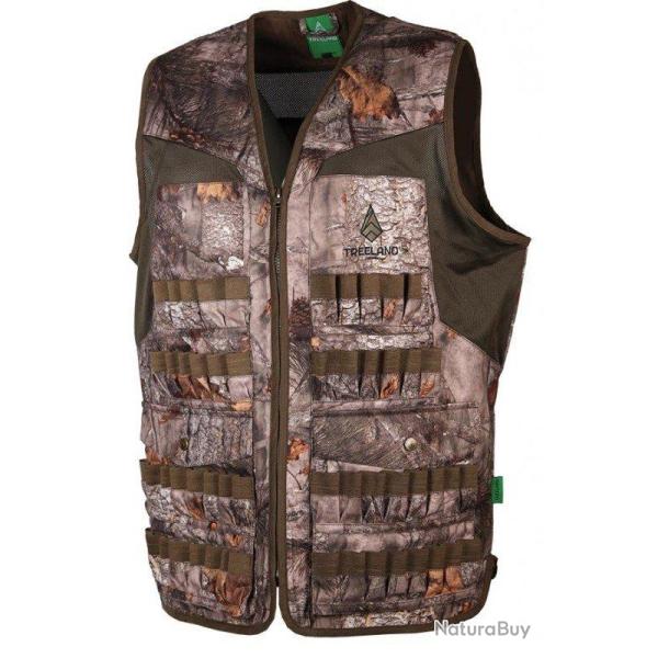 Gilet de chasse multitubes camo forest TREELAND