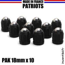 10 slugs 18mm Patriot pour PAK ? - Bille 12mm - Noir