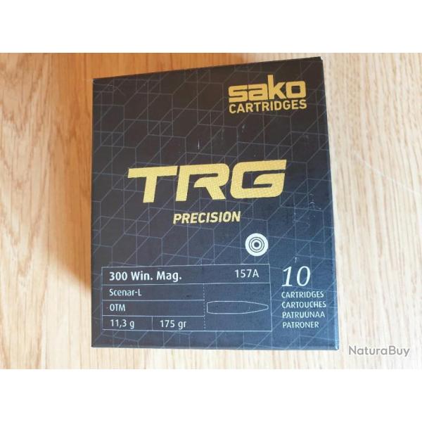 PROMO .300 win mag balles SAKO TRG 175gr - boite 10