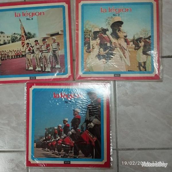 Disques Vinyl. Decca. Lgion trangre