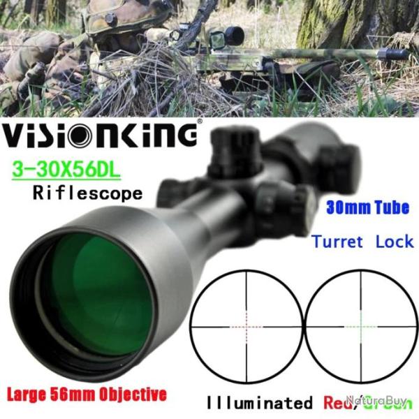 Visionking Lunette De Vis�e 3-30x56 DL Paiement en 3 ou 4 fois - LIVRAISON GRATUITE !!!